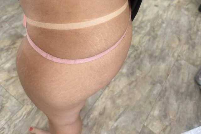 Sienna X Spray Tan results